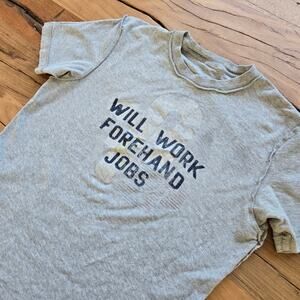 Abercrombie Will Work Forehand Jobs Vintage Tennis T-Shirt